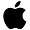 Apple logo black png